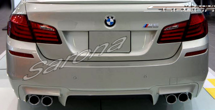 Custom BMW 5 Series  Sedan Rear Bumper (2011 - 2016) - $790.00 (Part #BM-021-RB)